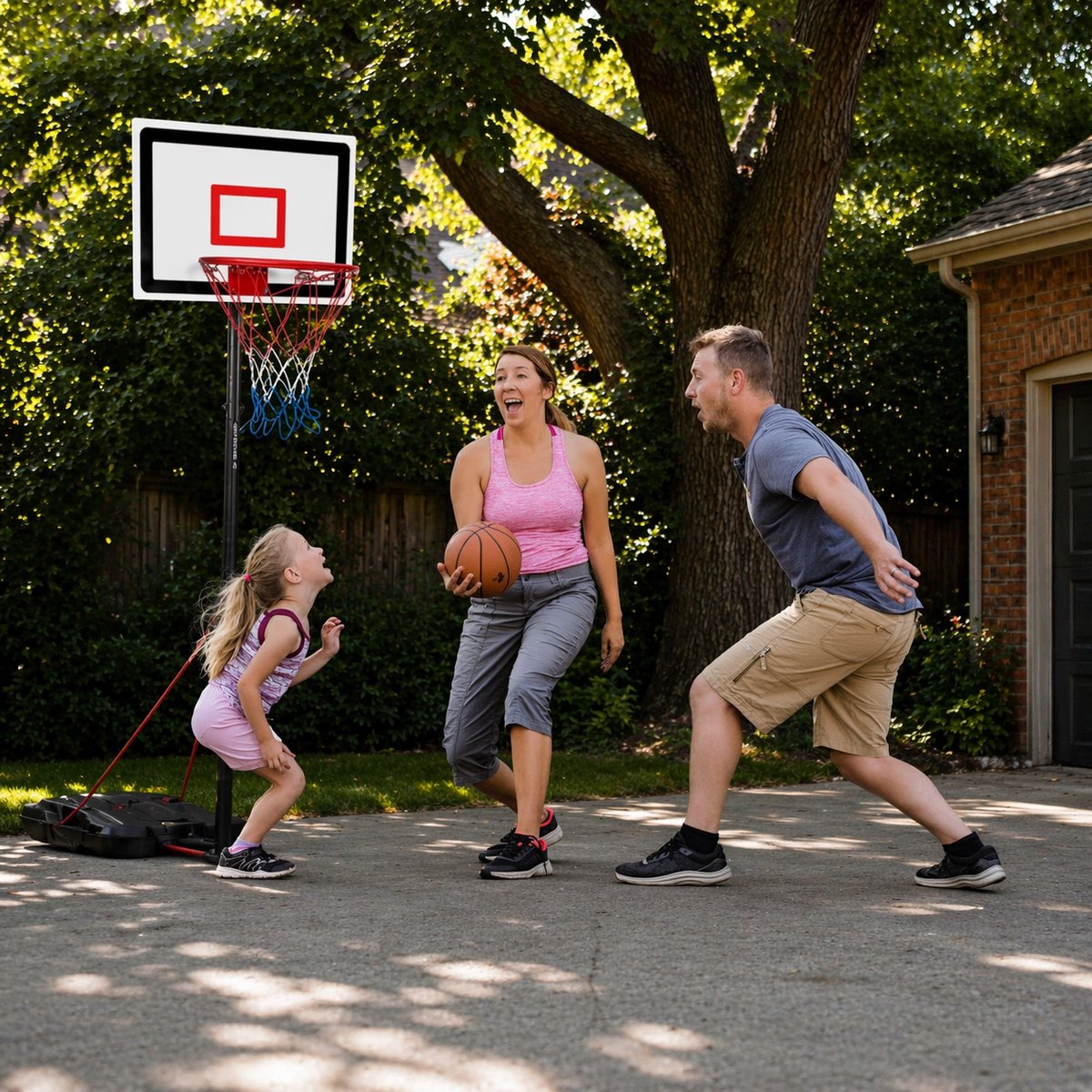 Verstelbare Kinder Basketbalkorf - 150 cm - Inclusief 1 as - Baloncesto Canasta de