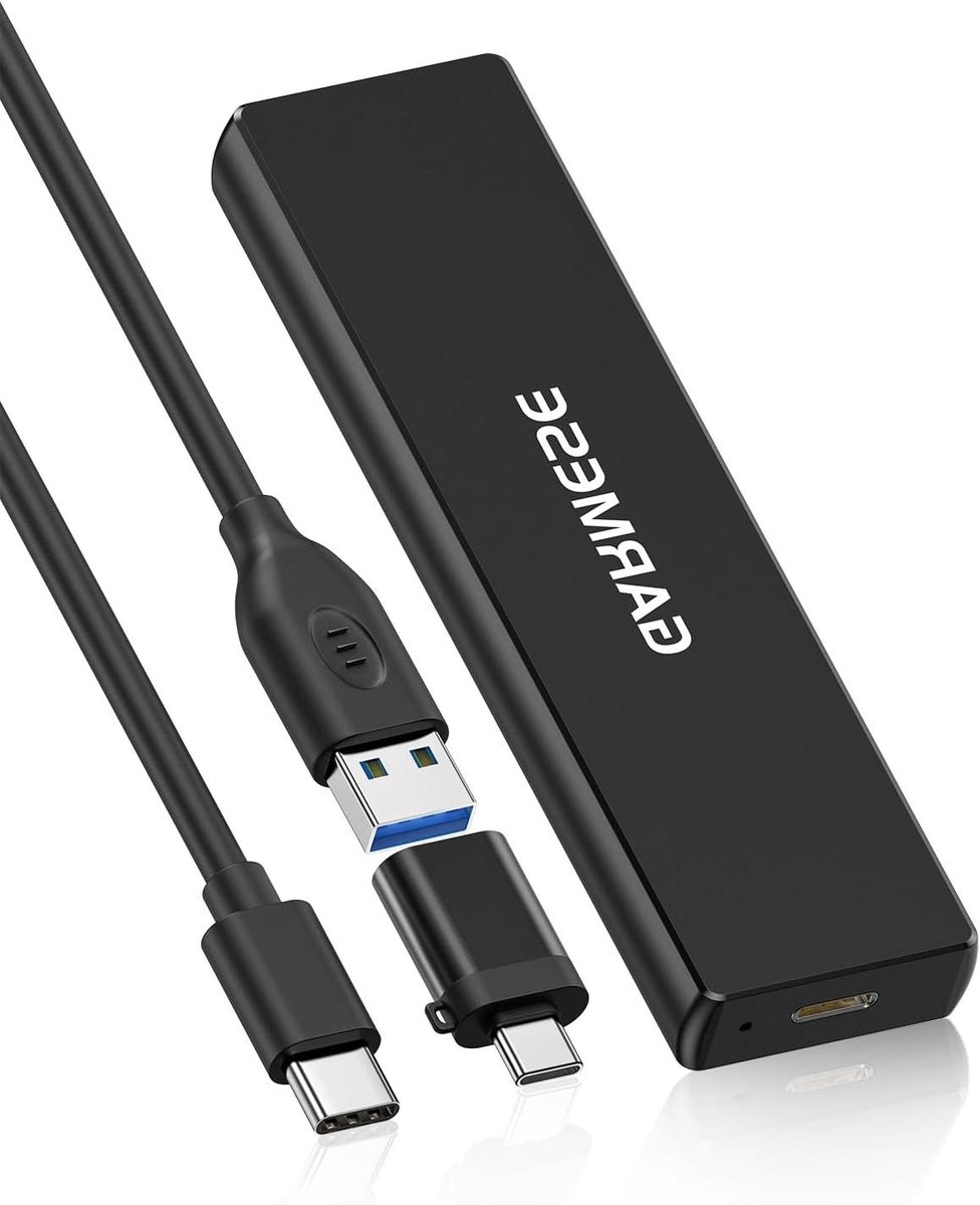 Externe SSD - Draagbare Opslag - Snelle Data Overdracht - USB 3.2 Gen 2 - 500 GB - Zwart