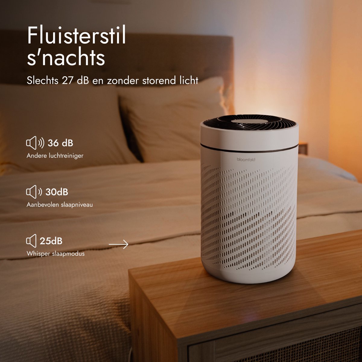 Bloomfold Luchtreiniger Whisper - Air Purifier thumbnail 4