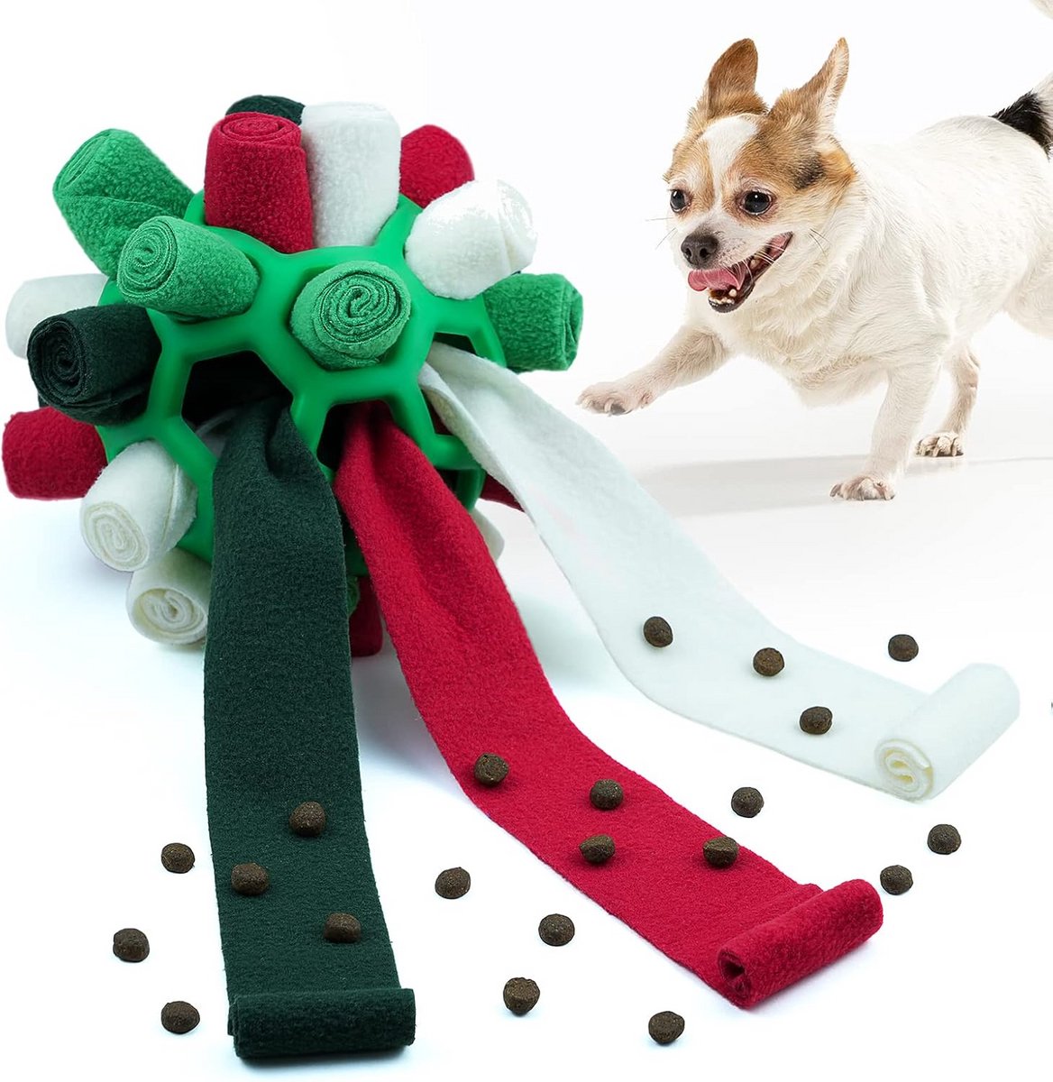 Interactief Speelgoed Hond: Snuffelbal voor Langzaam Eten en Mentale Stimulatie