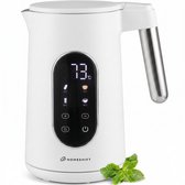 HomeShift® Waterkoker met Temperatuurregeling - Warmhoudfunctie - Dubbelwandig - Elektrisch - 1,7 Liter - 2200W - Wit