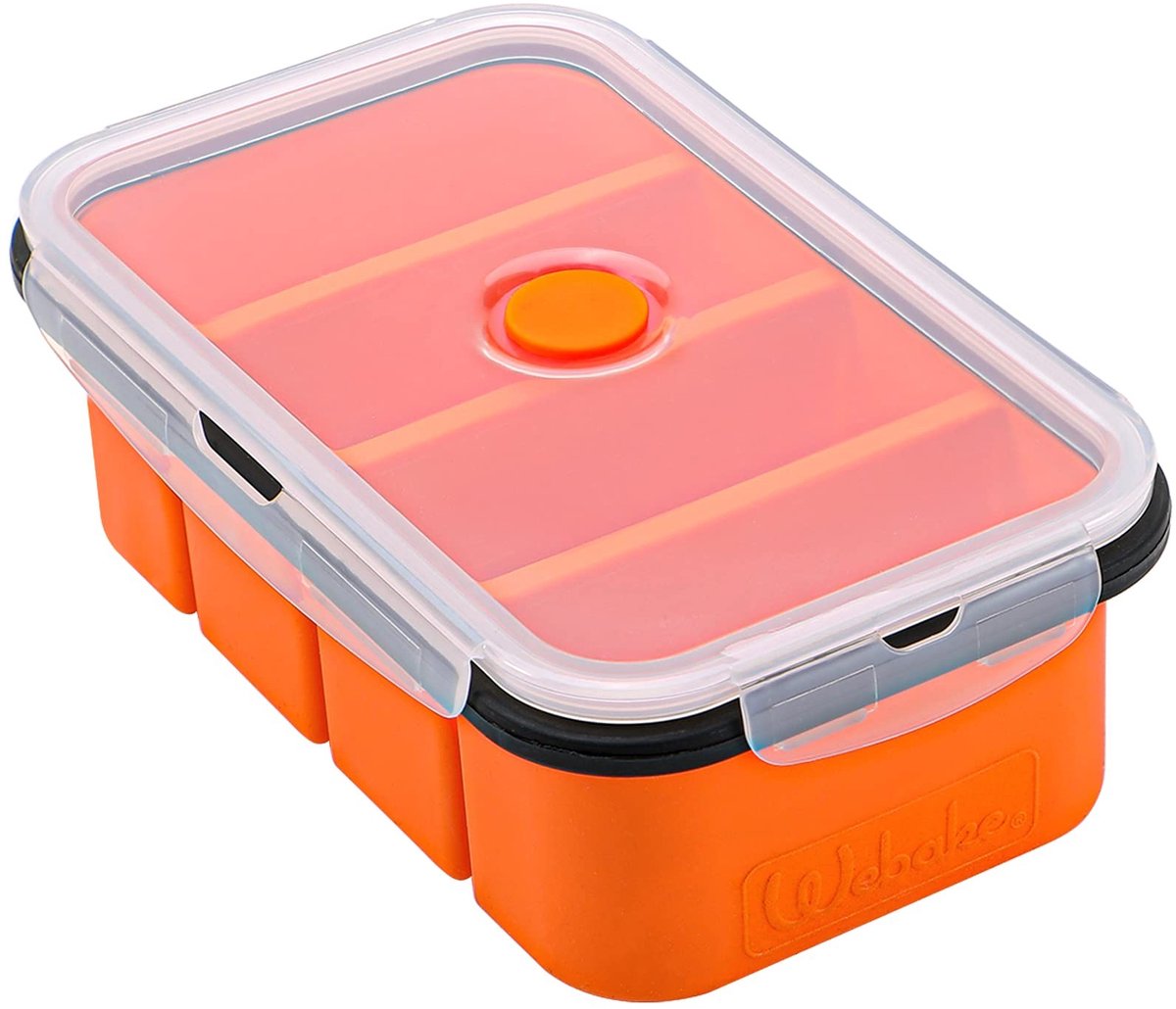 MTTproducts- Soepblokjescontainer Silicone - 250 ml - Extra Grote IJsblokjesvorm - Voedselopslag - Maaltijdvoorbereiding - Luchtdichte Deksel