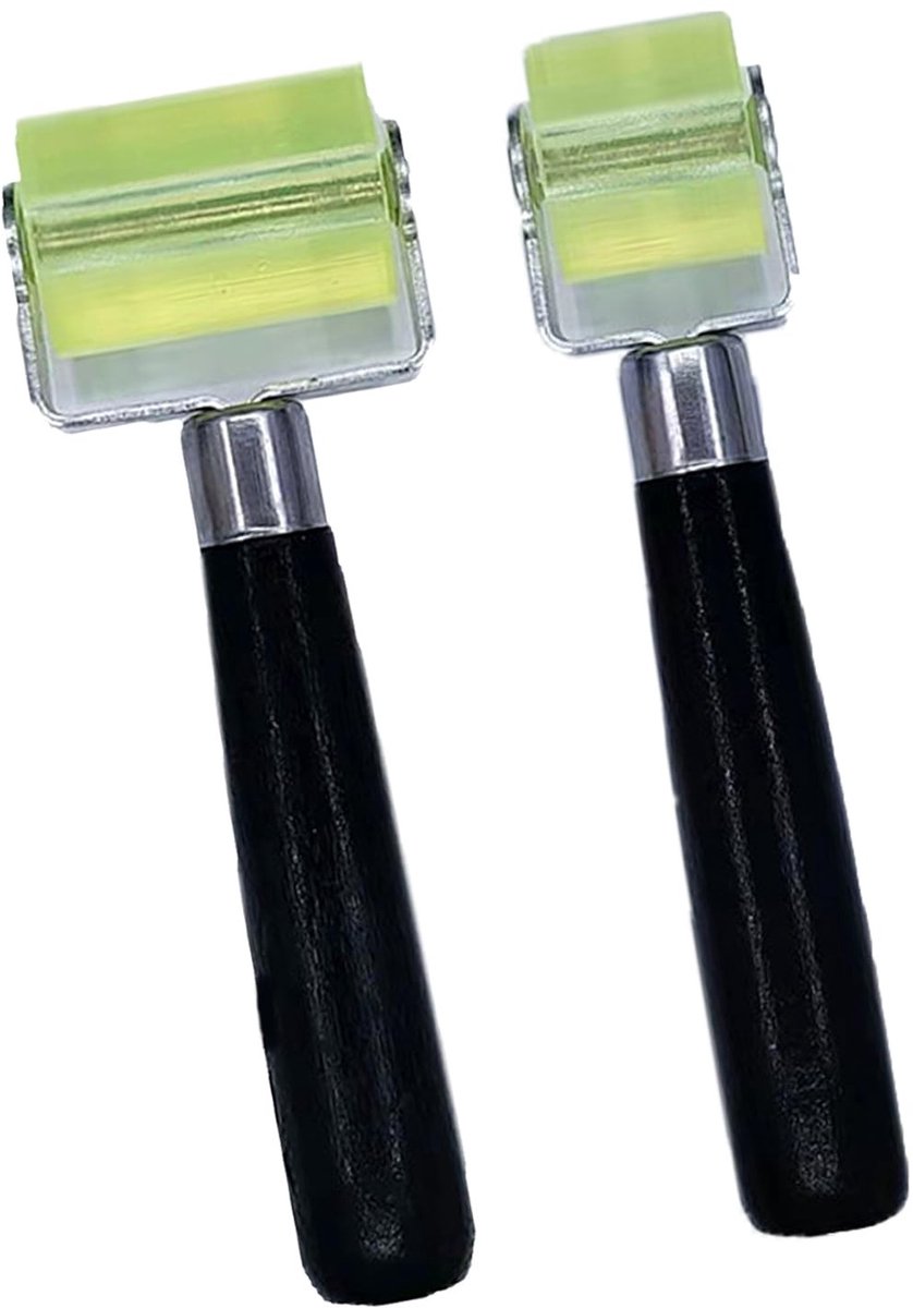 MTTproducts- Aandrukrol Professionele Siliconen - Aandrukrol 30 mm/50 mm - Behangroller - Gereedschap - Rubber - Ergonomisch Handvat - Roller
