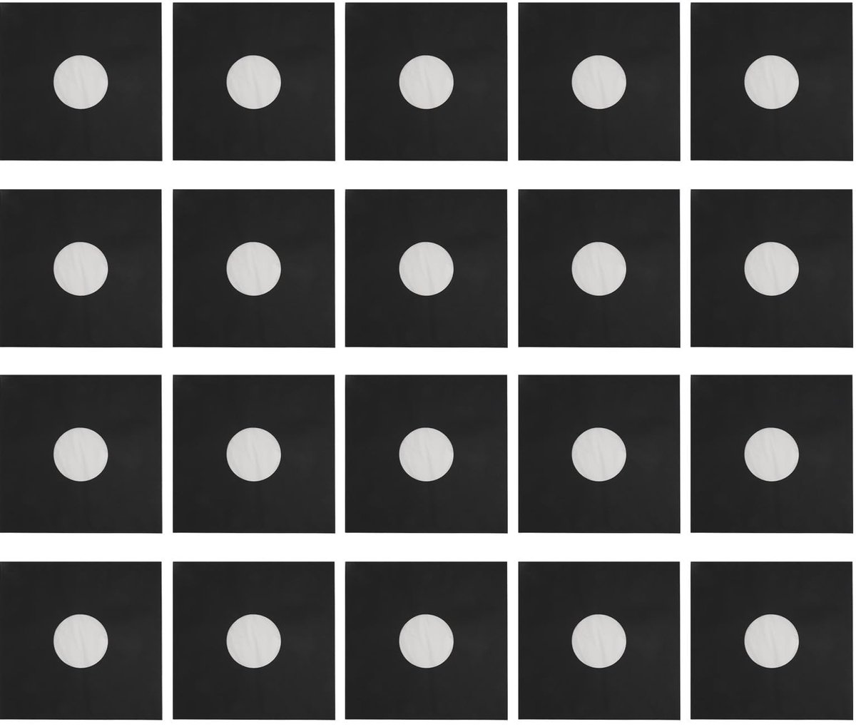 MTTproducts- LP Binnenhoes 20 Stuks - Beschermend - Antistatisch - Hoes voor Platen - 31 x 31 cm - Eenvoudige Identificatie - Platenhoes