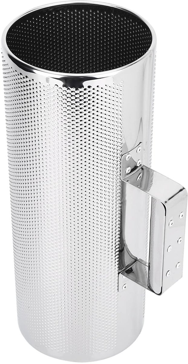 MTTproducts- Guiro Professioneel - Roestvrijstalen Percussie-instrument - Inclusief Schraper - Draagbaar Ontwerp - Heldere Boventonen - Langdurig Gebruik