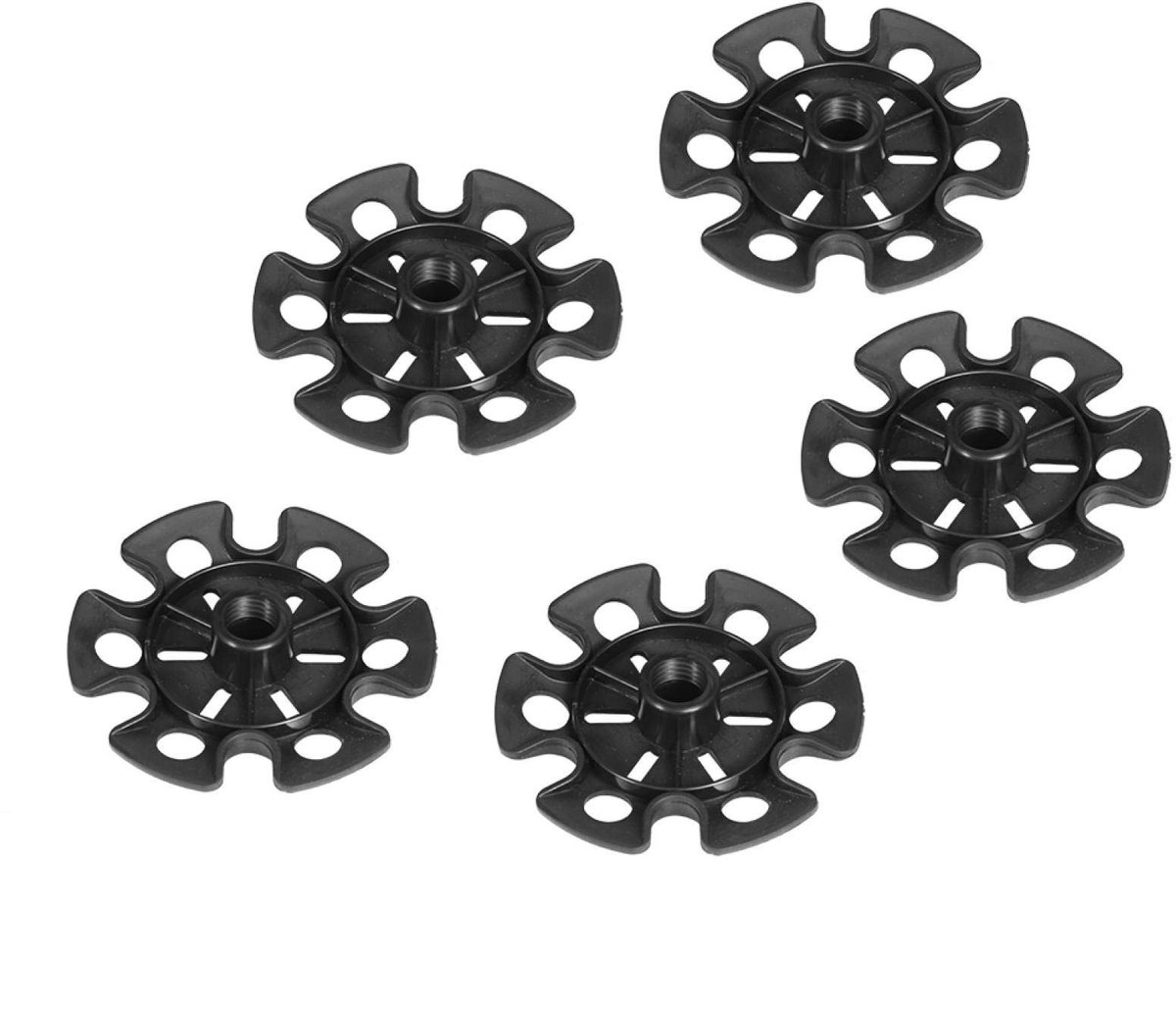 MTTproducts- Wandelstokmand 5-delig - Duurzaam Rubber - Trekkingstokken Accessoire - Ondersteuning voor Zachte Grond - Lichtgewicht en Draagbaar - Trekkingstok
