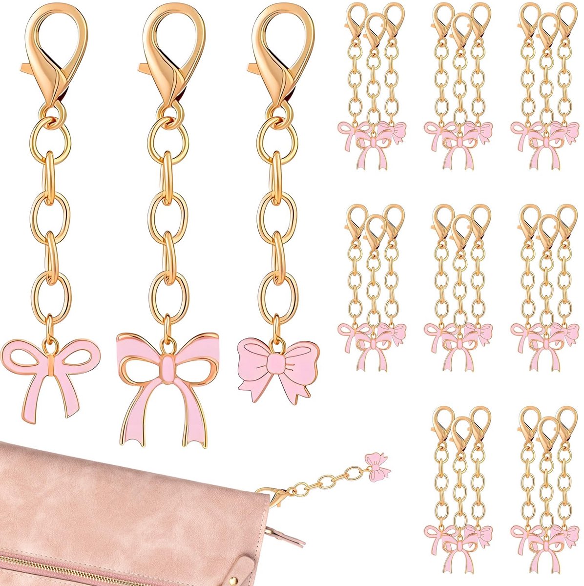 MTTproducts- Sleutelhanger 30 Stuks - Strik Sleutelhangers - Bedankjes Volwassenen - Decoratief Element - Geschikt voor Feestjes - Hoogwaardige Legering