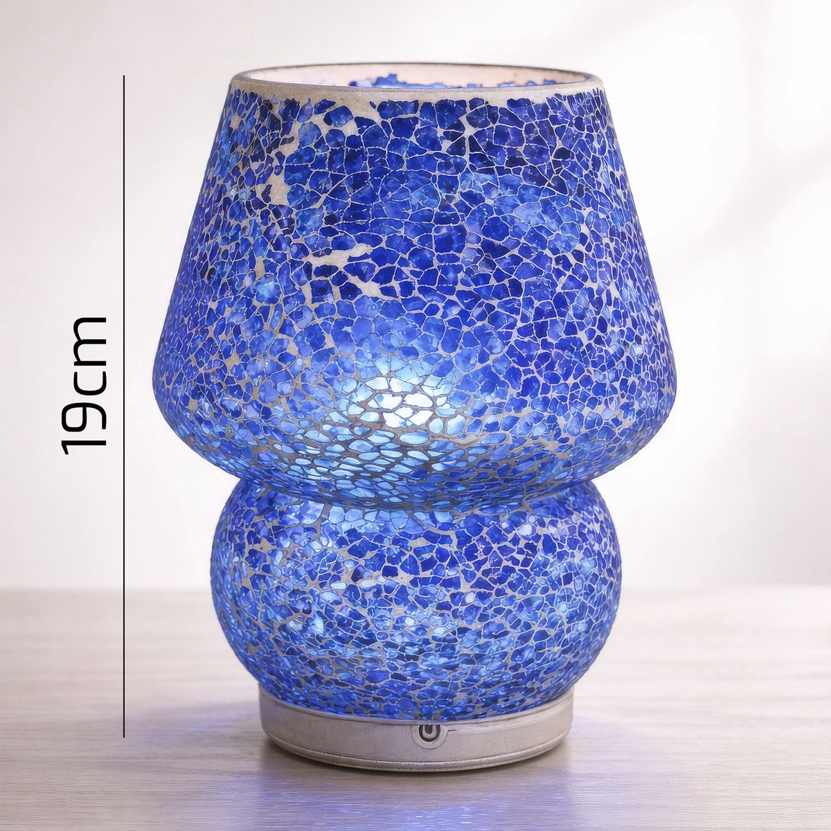 Arca Italy Mushroom Tafellamp PARMA, 19cm hoog, LED, oplaadbaar, giftbox