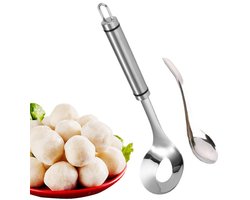 Gehaktballen Maker - 2 Delige Set - Gehaktballen Lepel - Handmatige Gehaktbalschep Met Gaatjes - Keukengerei - Gehaktballenlepel - Geschikt Voor in De Keuken, Eetkamer, Koken, Kip, Varkensvlees, Vis, Vegetarisch