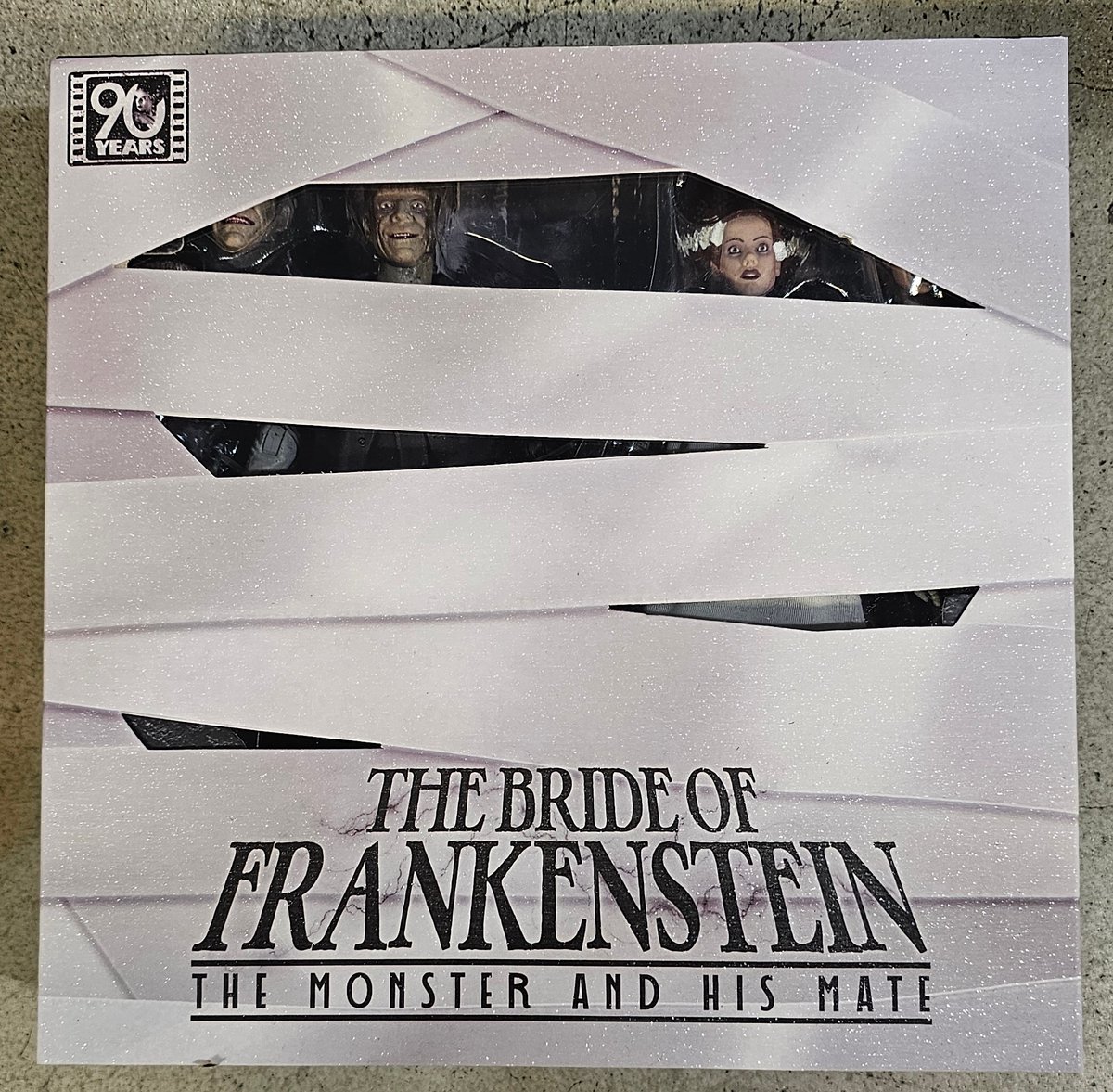 Universal Monsters Action Figures 2-Pack Bride of Frankenstein 90th Anniversary The Monster & His Mate 18 cm