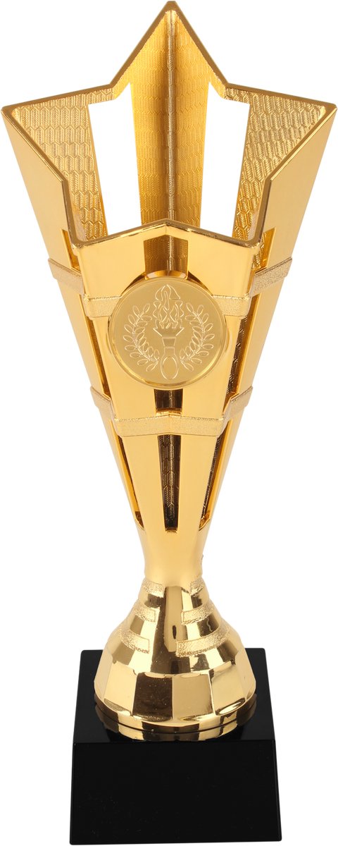Sporttiek - Trofee - Goud - Eerste prijs - Sportprijs - 20.5 cm Hoog