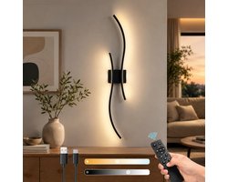 MUPOO Touch Wandlamp Binnen Oplaadbaar (1 Stuk)-Timer & Gehe