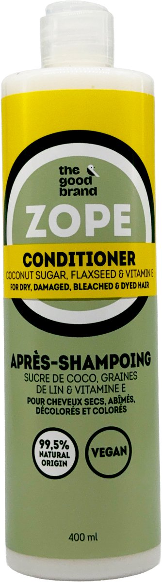 The Good Brand - Conditioner Coconut Sugar & Flaxseed- 99.4% Natural - Vegan- 400 ml