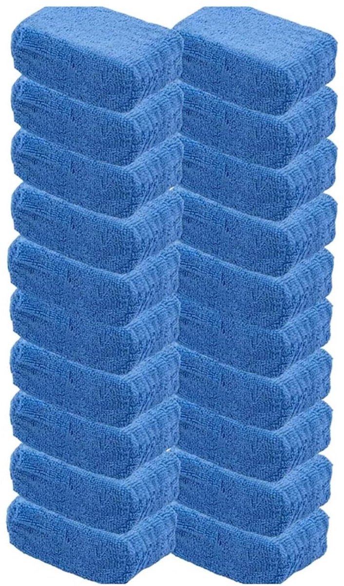 1/20 stuks autowas applicator pads microvezel polijstsponzen zachte auto detailing wax spons reinigingsschuim lakverzorgingspad(20pcs)
