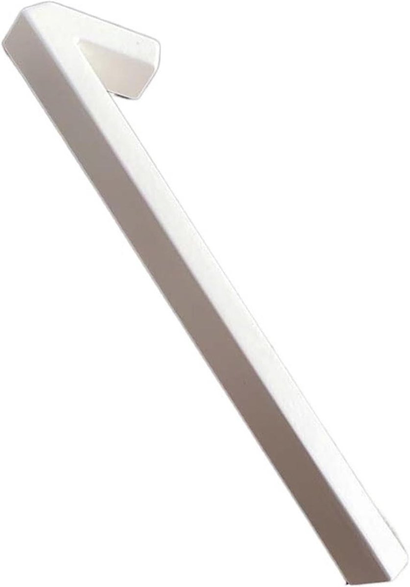 Huisnummer - Deurnummer Adres - Huis Markeren - Zonder Boren - 125 mm - Wit