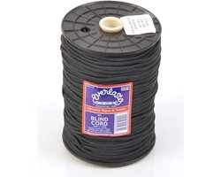 Everlasto Zwart Nylon Blind Koord - 1mm x 50M
