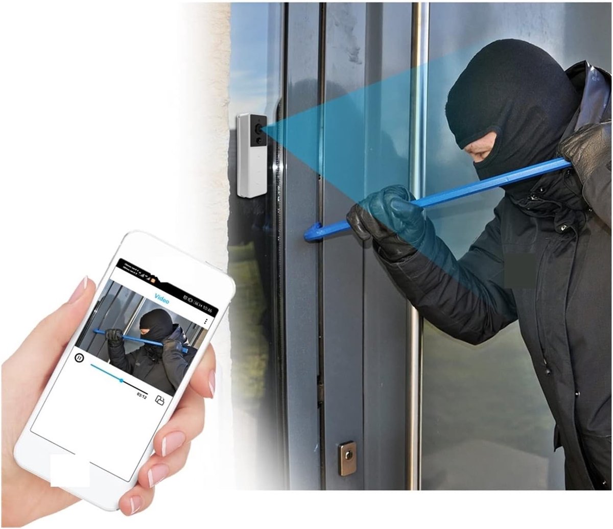 Smart Doorbell Kijkgaatje Video Intercom Eye Deurbel Ring PIR Bewegingsdetectie Draadloze Outdoor Camera Monitor Home Security Voor streaming – foto 6