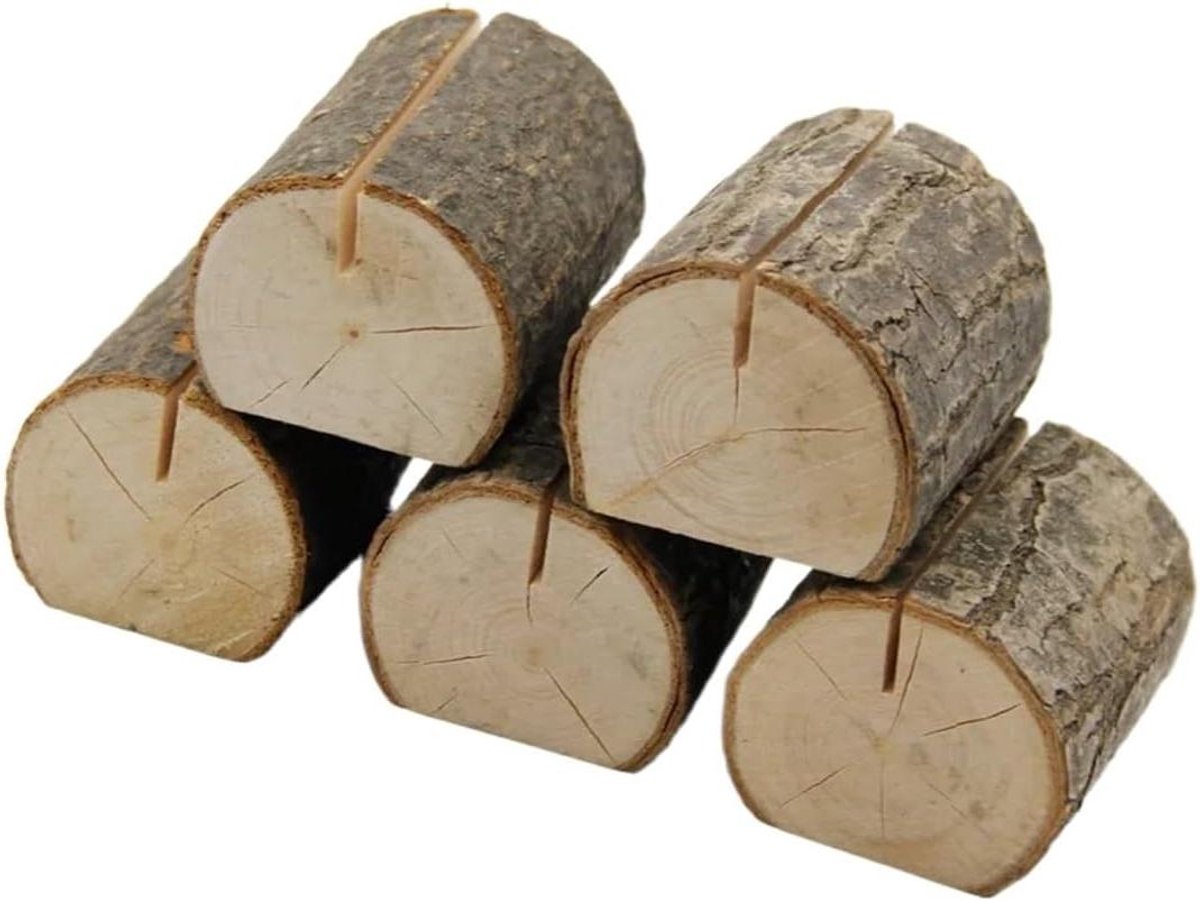 50 stuks tafelnummers houten kaarthouders bruiloft plaats kaarthouder houders rack woondecoratie hout ambacht (groot)