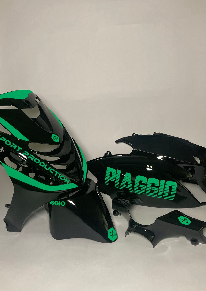 Piaggio Zip Stickerset - Piaggio - Groen