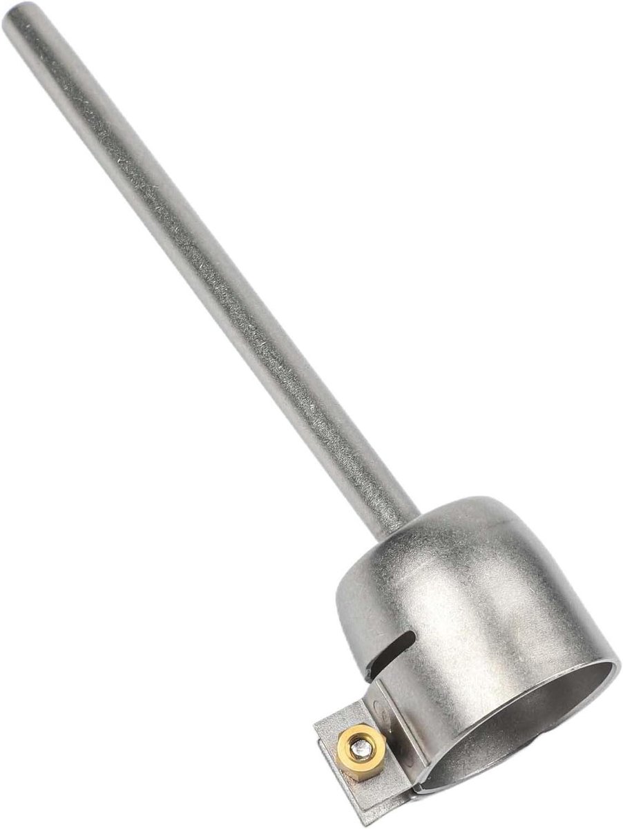Heteluchtpistool Mondstuk - RVS Tip - Kunststof Lassen - Uitgebreid Precisie Ontwerp - 1600W Compatibel - Zilverkleurig