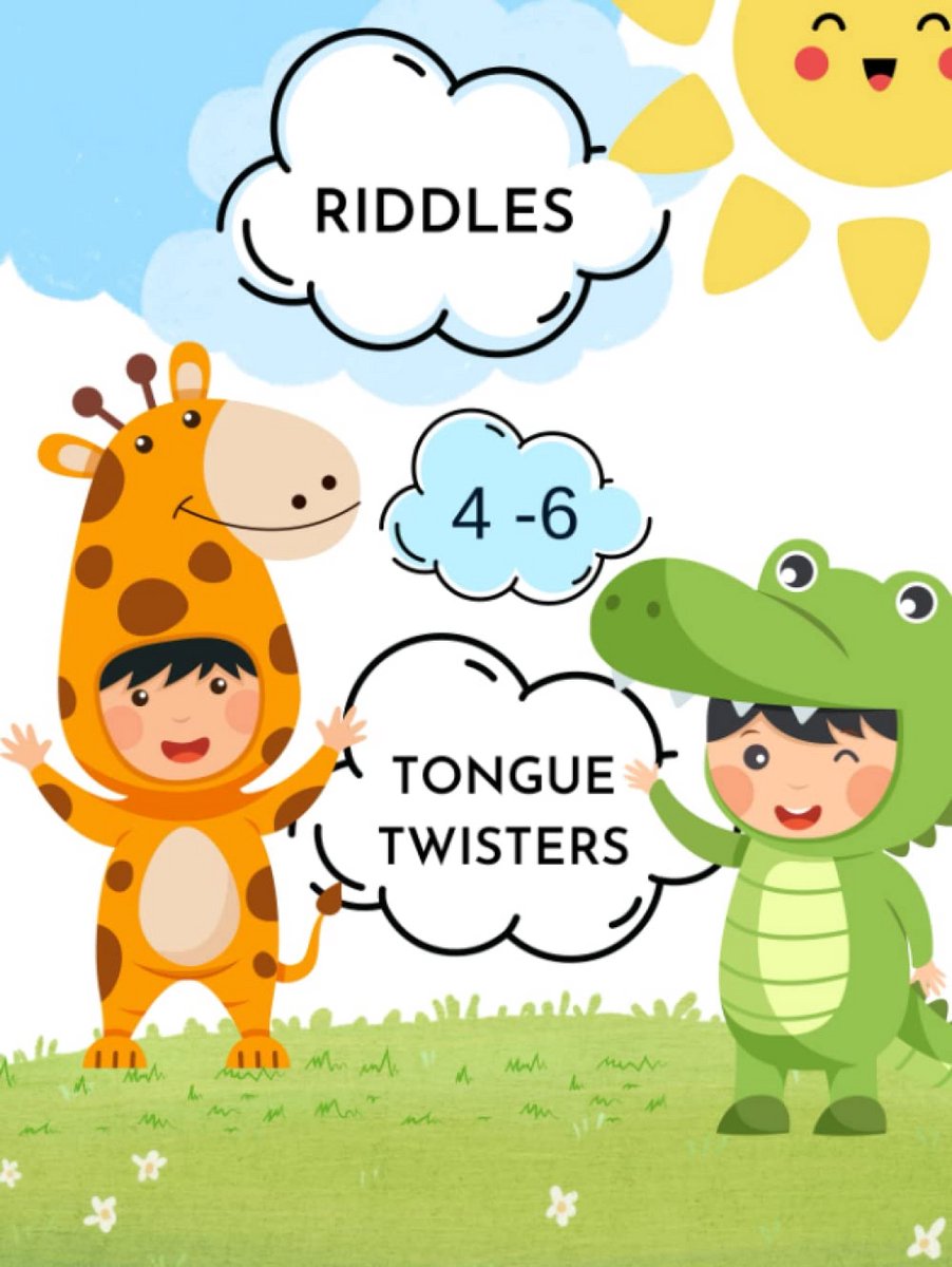 Riddles and tongue twisters for 4 to 6 year olds: Stimulate oral language in a fun way. Kids will love the fun with these riddles and tongue twisters.