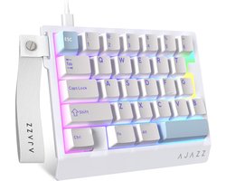 AJAZZ AK029 Bedraad 29-Key One-Handed Gaming Toetsenbord, 8000Hz Polling Rate,0.01mm RT Magnetische Schakelaars Hotswappable, Aluminiumlegering Positionering Plaat, 5-laags Ruisonderdrukkend