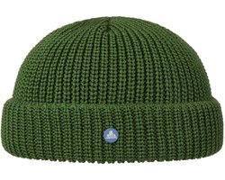 Hammaburg Gebreide Dockermuts Dames/Heren - Made in Italy heren muts wintermuts met omslag voor Herfst/Winter