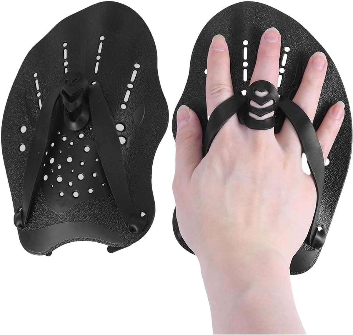 1 Pair Swimming Gloves, Swimming Gloves for Pools, Strength Training and Swimming Pool, Accessories for Adults and Children
