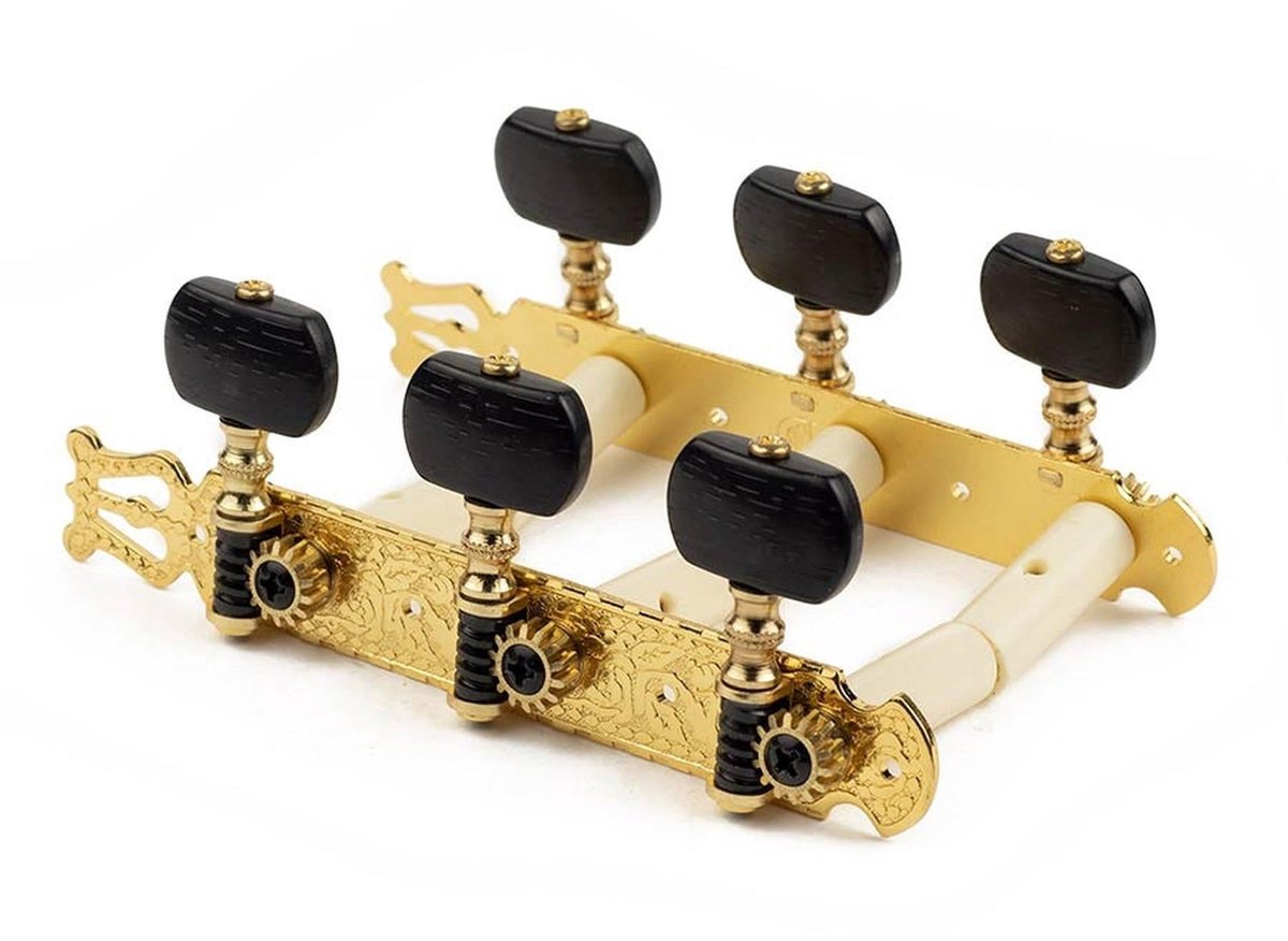 Salvador Cortez MH093GK-A1B set van tuners 3L3R - Goud met zwarte pennen voor modellen 60, 65