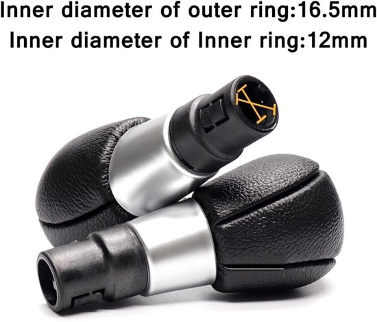Versnellingspook Auto - Schakelknop Handbak - Soepel Schakelen - Ergonomisch Ontwerp - 5 6 Versnellingen - Zwart — afbeelding 3