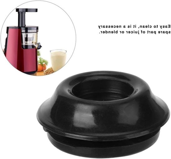 Allecto - Juicer Pakking - Waterdichte Siliconen Pakking - Zwart - Duurzaam - Noodzakelijk onderdeel voor sapcentrifuge - Geschikt voor HU600/910/1... van Merkloos — afbeelding 3