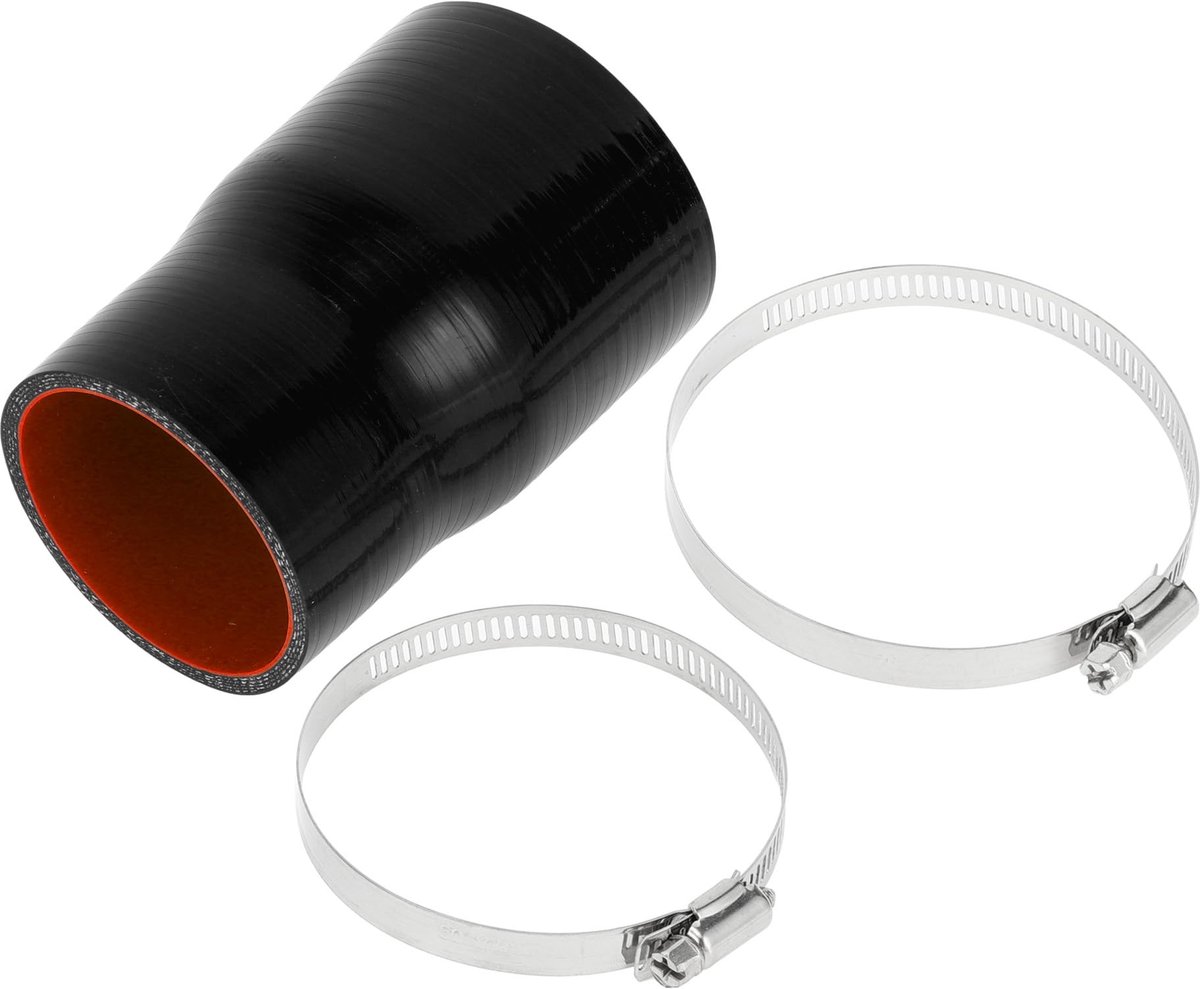 Cosensi- Silicone Slang 4-Laags - Koppeling 2.76"/3.15" - Lengte 5.00" - Dikte 5mm - Temperatuur tot 300℃ - Geschikt voor Koelvloeistof - Koelslang