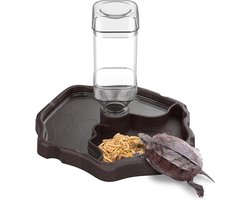 Automatische Waterbak voor Schildpadden, Reptielen en Hagedissen - Voeder- en Drinkbak voor Slangen, Bartagamen en Chameleons met Eenvoudige Vulfunctie