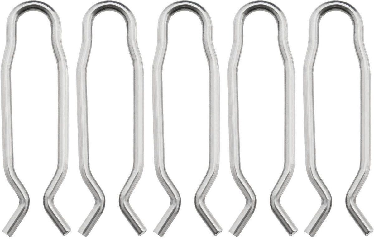 Cosensi- Buisveerklem 43mm - 5 Stuks - Roestvrij Staal - Compatibel met Kärcher K3/K4/K5/K6/K7 - Sterk en Robuust - OEM 50372210 - Veerklem