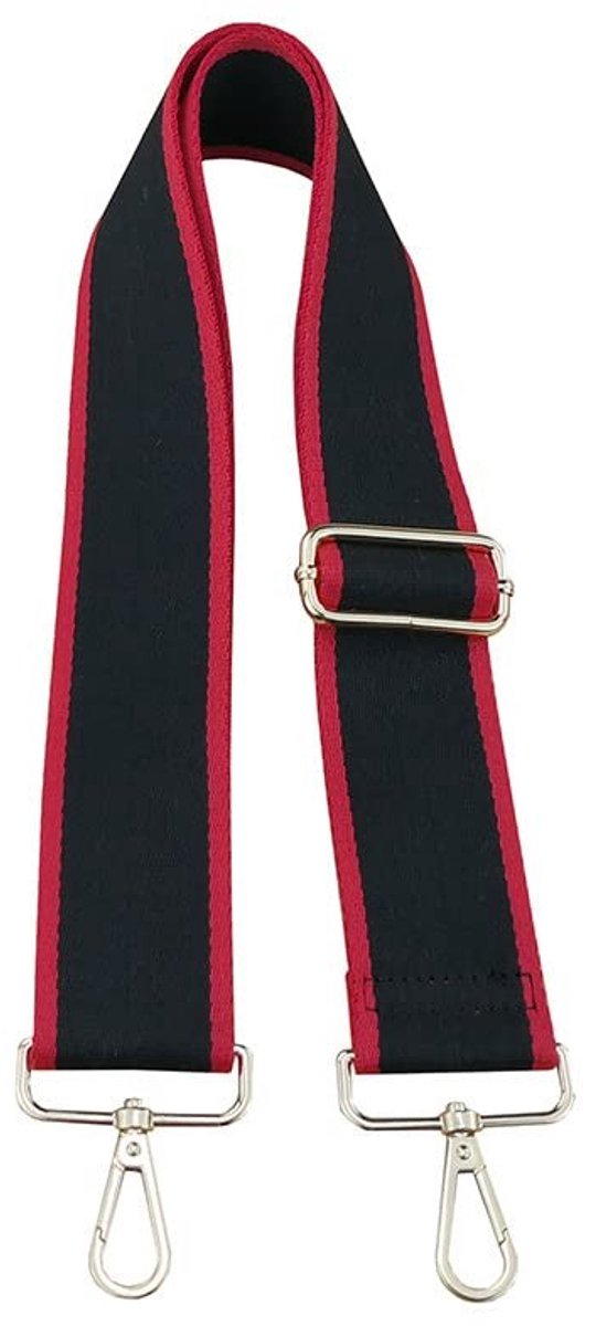 Cosensi- Schouderriem Verstelbaar 71-125 cm - Tassenriem - Schouderband - Zachte/Comfortabele Band - Duurzaam Polyester/Katoen - Metalen Haak - Tasband