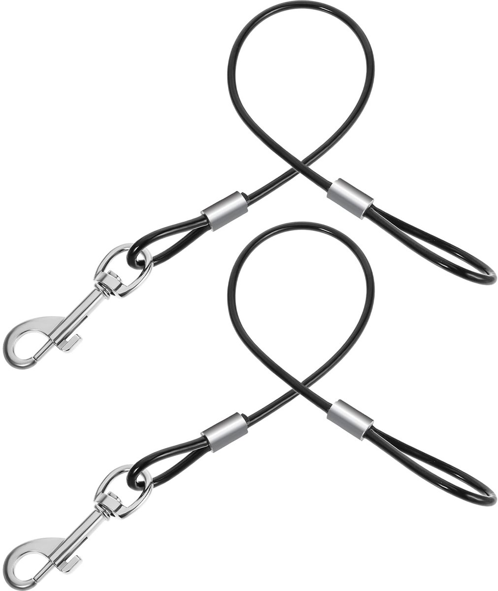 Cosensi- Hondenriemverlenging 2 stuks - Kauwbestendig - Intrekbare Hondenriem - Zwaar Belastbaar - Voor Kleine Honden - 15,75 x 0,4 cm - Hondenlijn