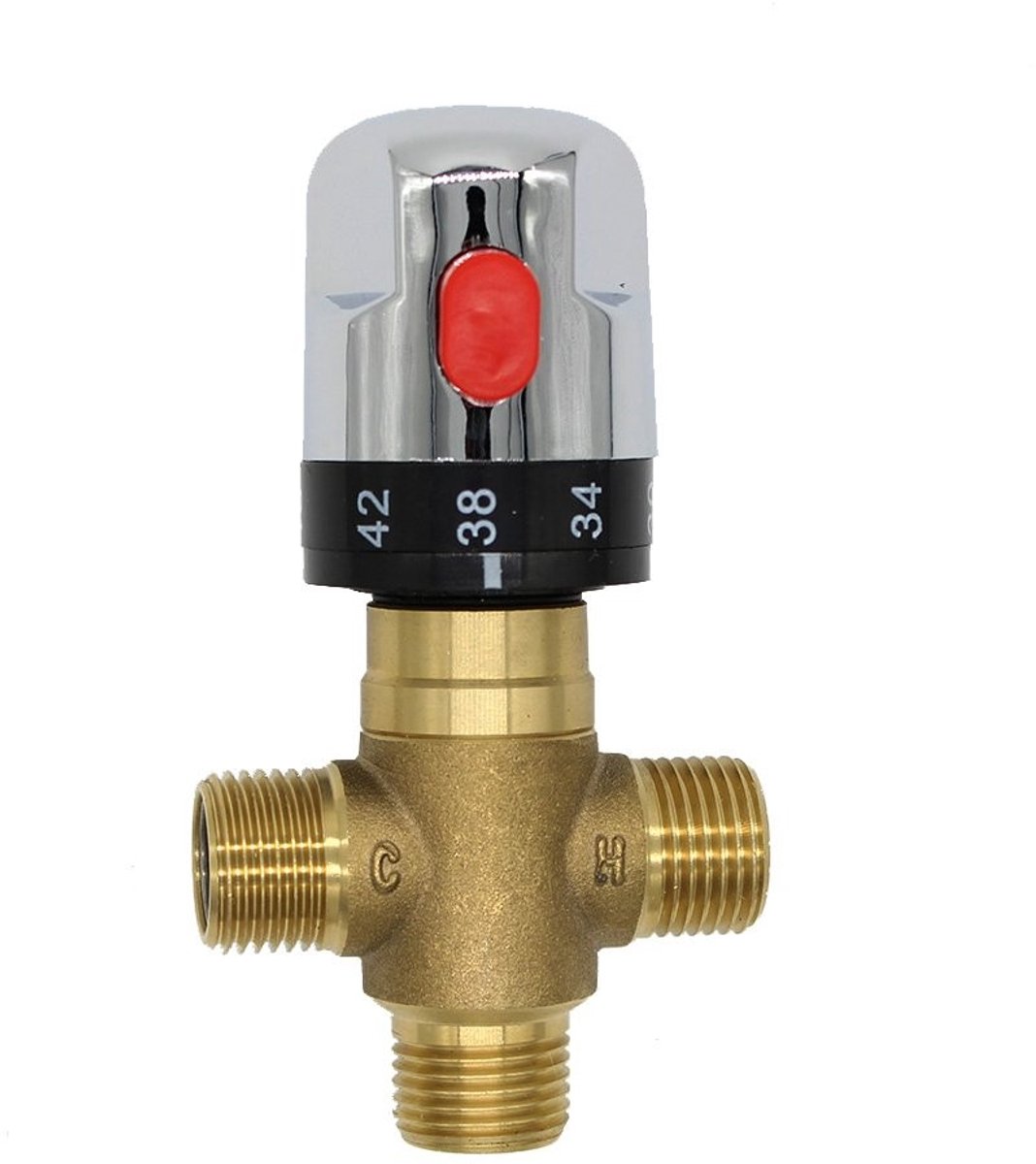 Cosensi- Thermostaatmengkraan - Thermostatische Mengkraan - Douchekraan - Wastafelmengkraan - Veiligheidsvergrendeling - Temperatuurinstelling - Messing/Koper Behuizing