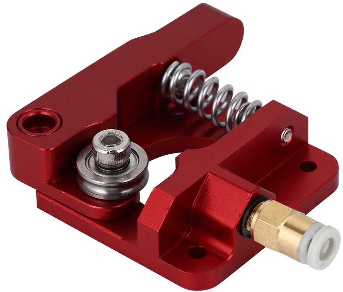 Cosensi- Extruder verbeterde MK8 - Vervangende Aandrijfwiel - Filamentgeleidingsbuis - Bowden-buisverbinding - Geschikt voor Ender 3 - CR-10 - Schokbestendig ontwerp - 3D-printer