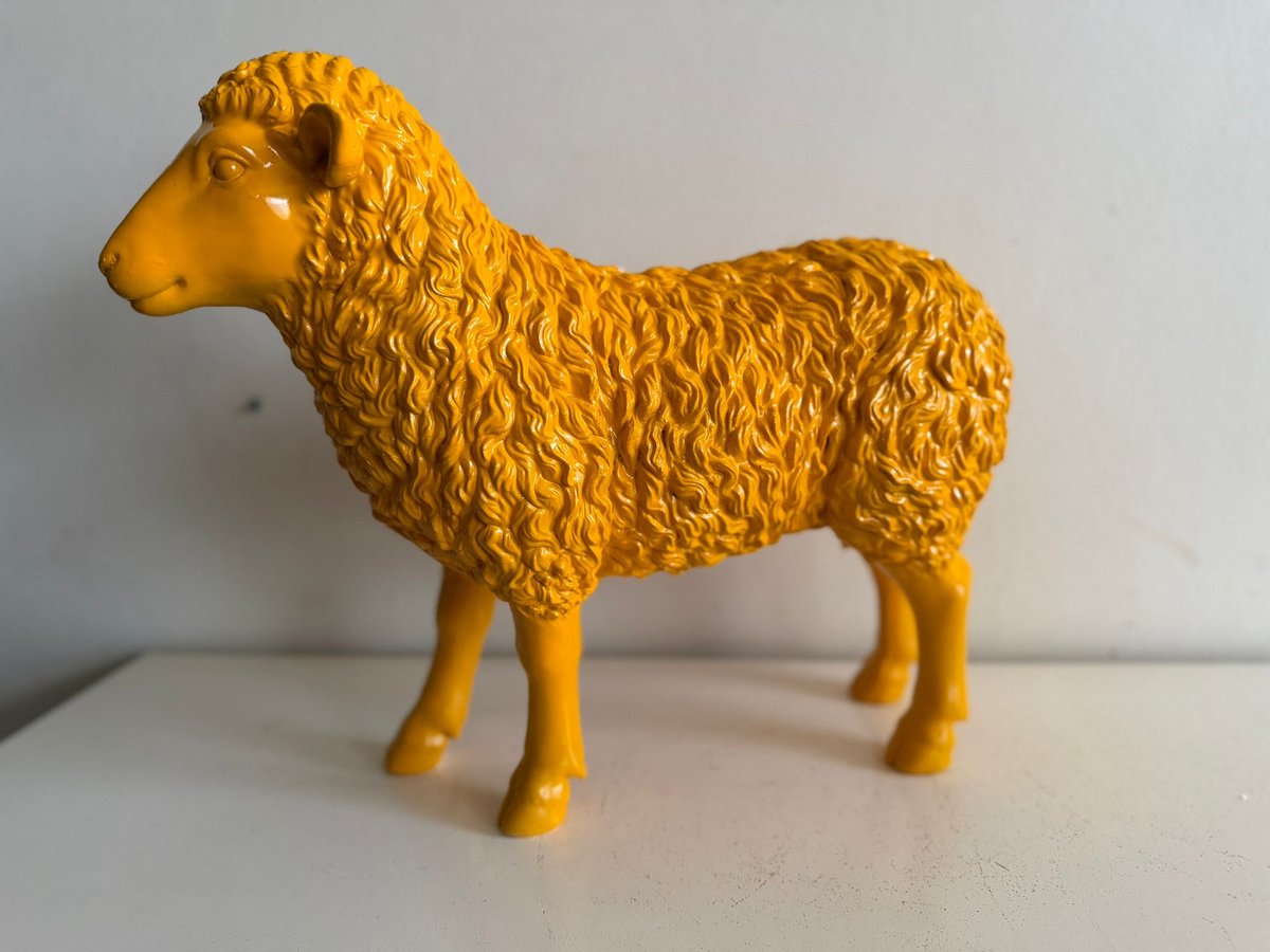 Goodyz- Boerderij dieren- Schapen- Schaap - Kleurige Schapen - Geel - Staand - L
