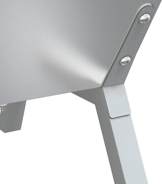 vidaXL Barbecueplaat 158x42x31 cm roestvrij staal zilverkleurig van VidaXL — afbeelding 5