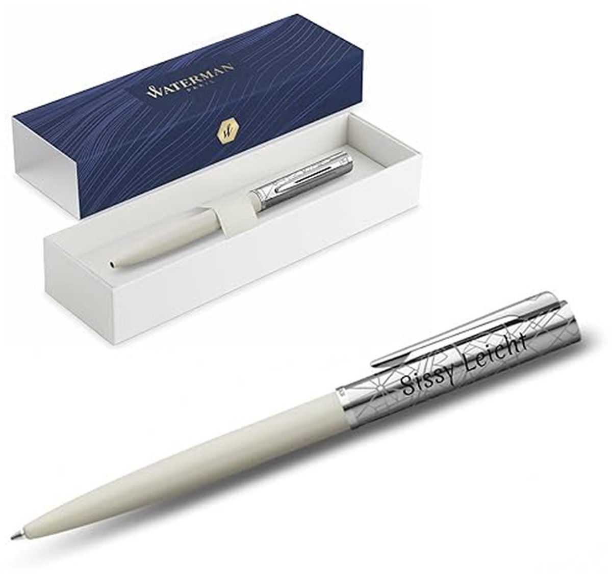 Deluxe Balpen met Gravure - Persoonlijk Gift voor Hem en Haar, Geïnspireerd door Parijse Mode