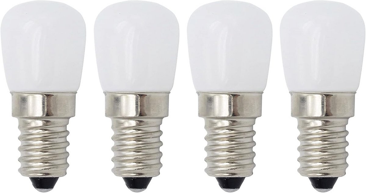 4-Pack Mini LED Lamp 3W E14 2800K 90% Spaarzaam Klein Formaat (35x12mm) voor Koelkast Magnetron Oven Afzuigkap Kleine Armaturen
