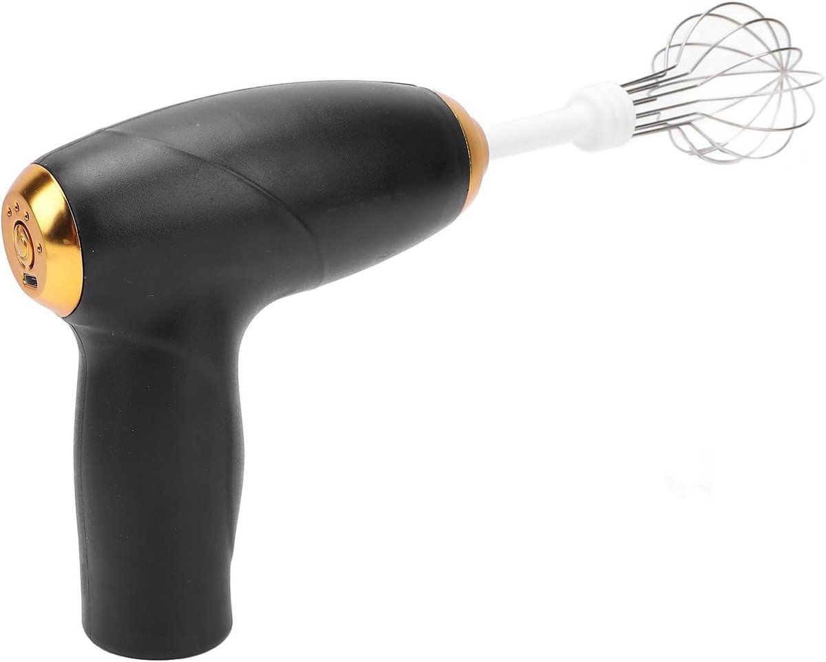 Draadloze Handmixer - Elektrische Garde - Bakken en Koken - USB Oplaadbaar - 17x13x5 cm - Wit