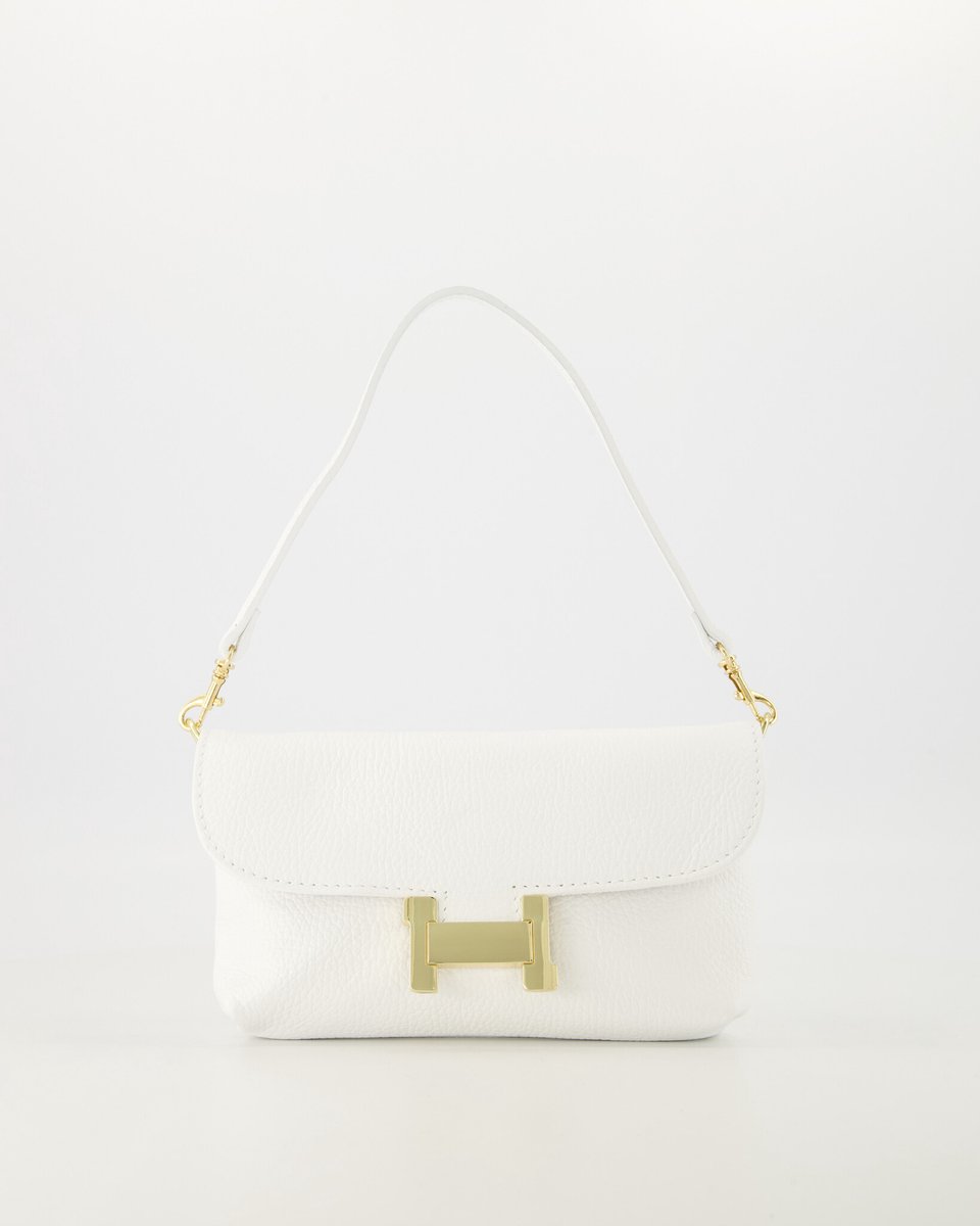 Tas- wit - clutch/crossbody -klein - langhengsel