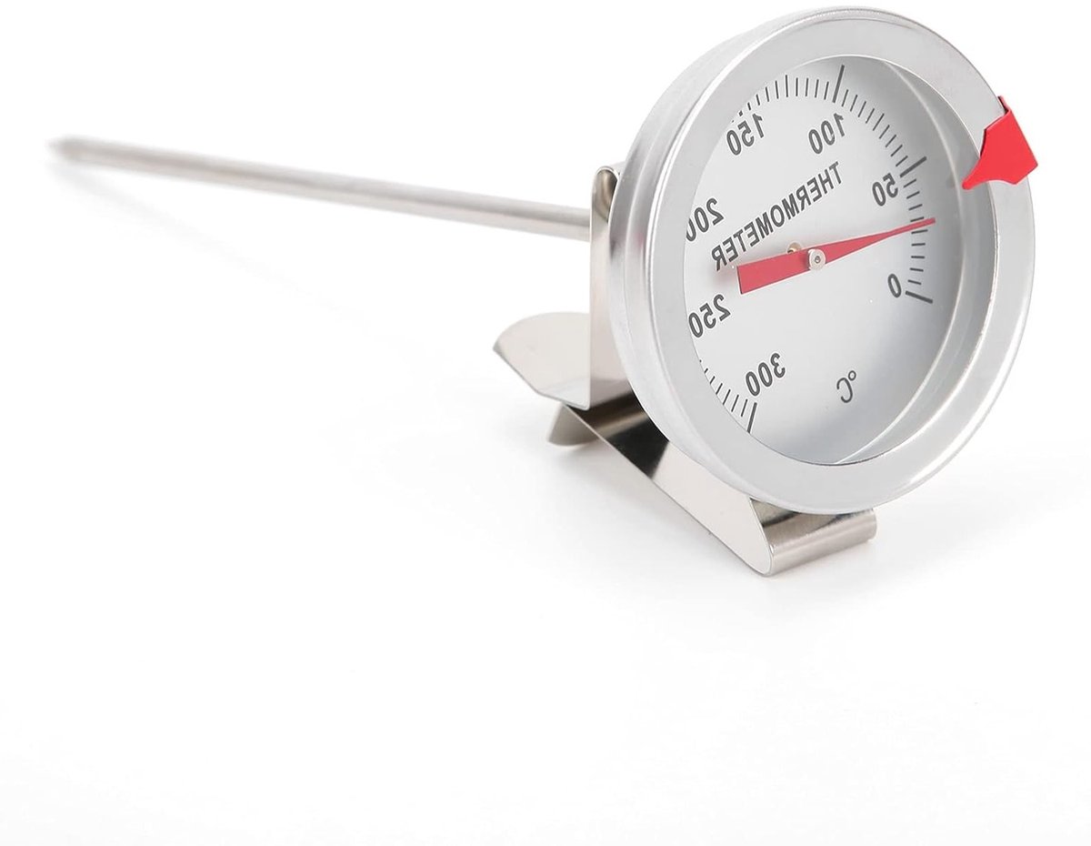 Nauwkeurige Keuken Thermometer voor Vlees, Candy en Frituren - 15 cm Dial voor BBQ en Gril