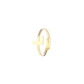 Nana  Dames Ring met letter L   - goudkleurig ringen met initiaal - Vrouwen Liefde Cadeau-Vriendschapsring - Relatie Ringen