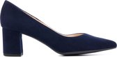 Peter Kaiser  Dames Pumps / Damesschoenen - Suède   - Blokhak  hoogte 6 cm - 67X11 - Blauw - Maat 2+