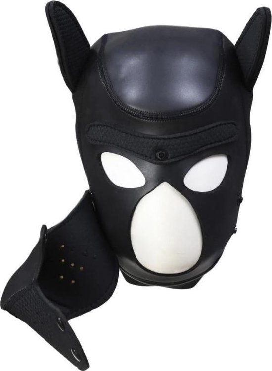 Hondenmasker - Hondenkop - Voor SM en seksspelletjes - Puppymasker - Dog  mask - PU... | bol.com