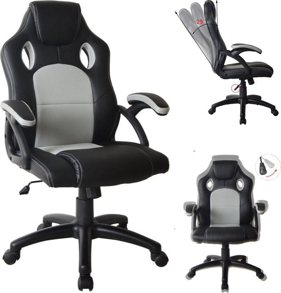 Gamestoel Wouter junior bureaustoel - racing gaming stijl - Gamestoel - €69,95