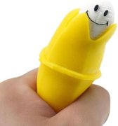 Let op type!! Grappige banaan langzaam stijgende squeeze Toy kind ondeugende stress release decompressie speelgoed (geel)